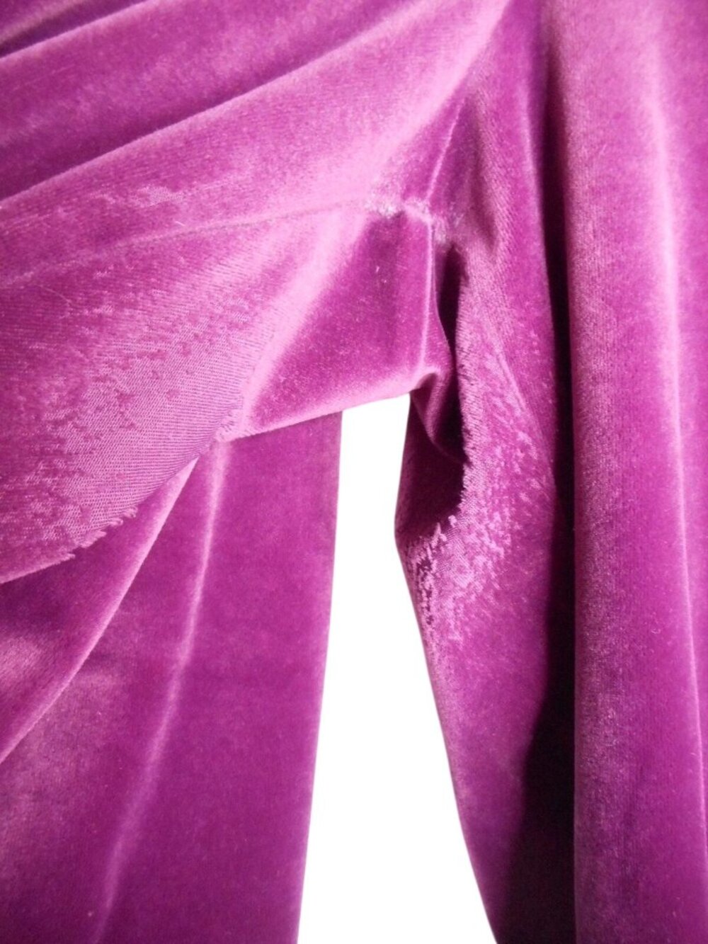 Roaman's Purple Velour 3x lounge pants - Super Comfy! - Picture 4 of 5
